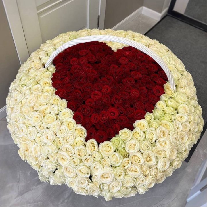 501 роза сердце в Хабаровске