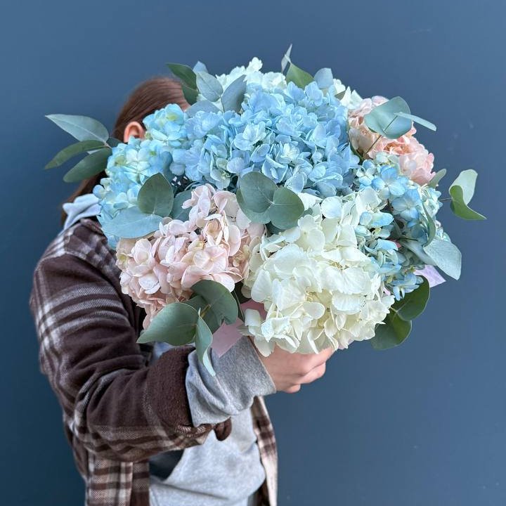 Гортензии в коробочке в Хабаровске