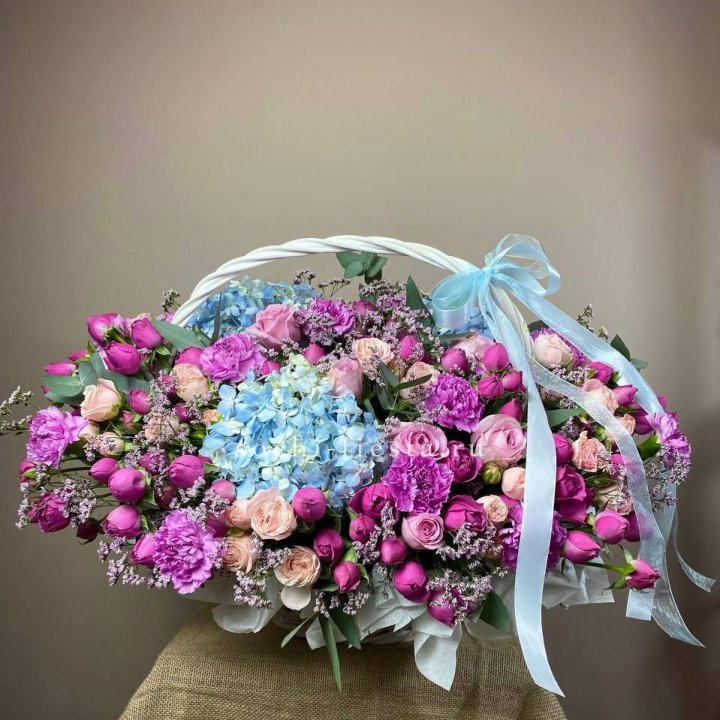 Авторская корзина "Лавандерия" в Хабаровске