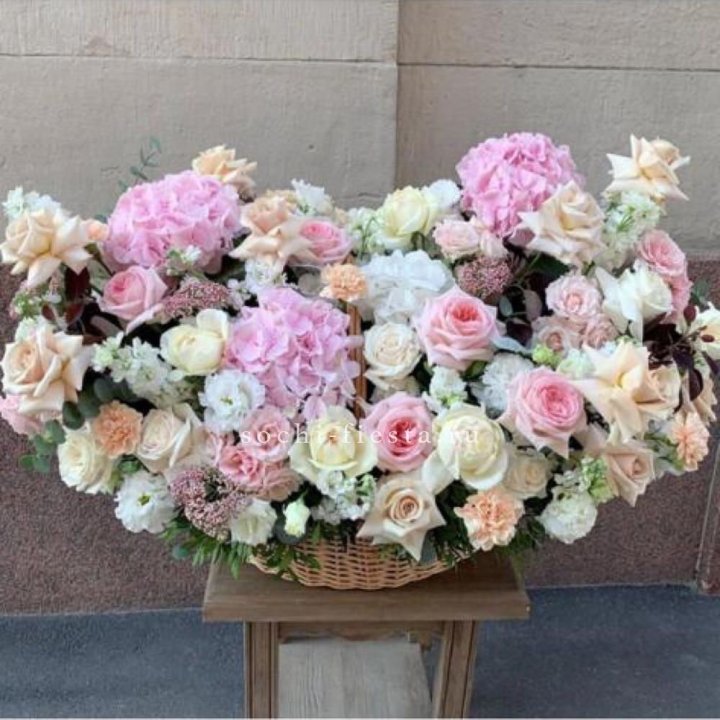 Цветочная корзина макси N2 в Хабаровске