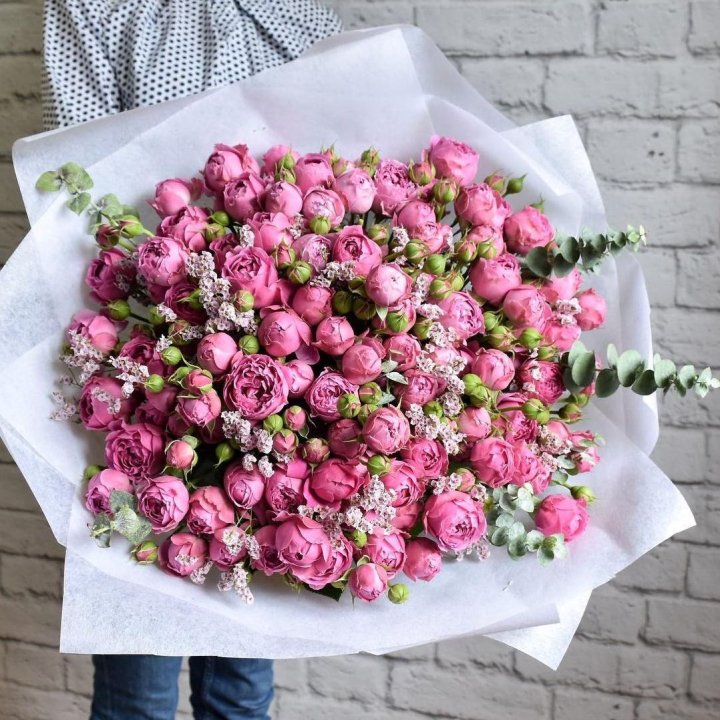 51 кустовая роза в Хабаровске