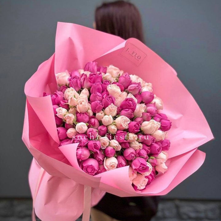 51 кустовая роза  в Хабаровске