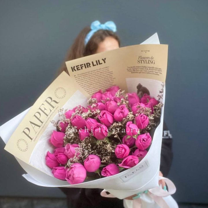 Пионовидные розы баблс №3 в Хабаровске