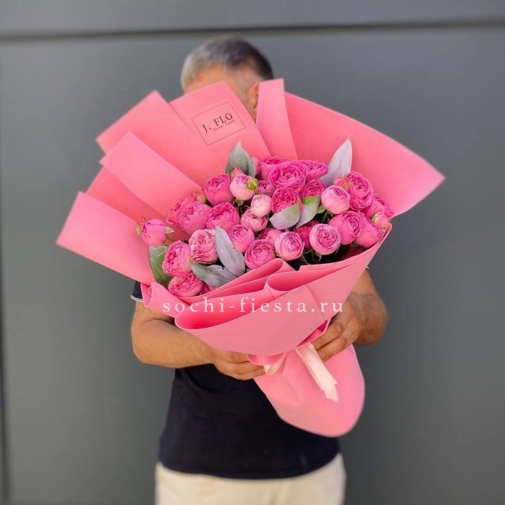 Пионовидные розы баблс №2 в Хабаровске