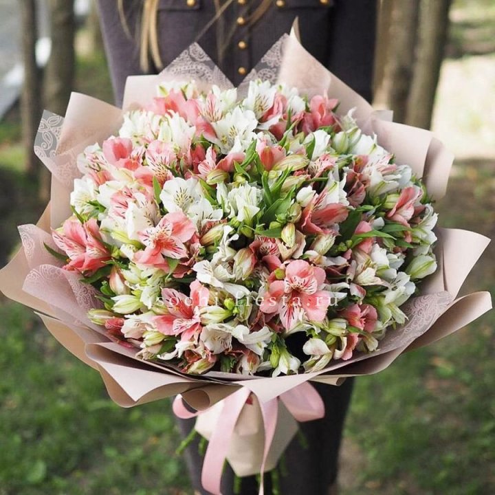 Букет альстромерий "ВАУ" в Хабаровске