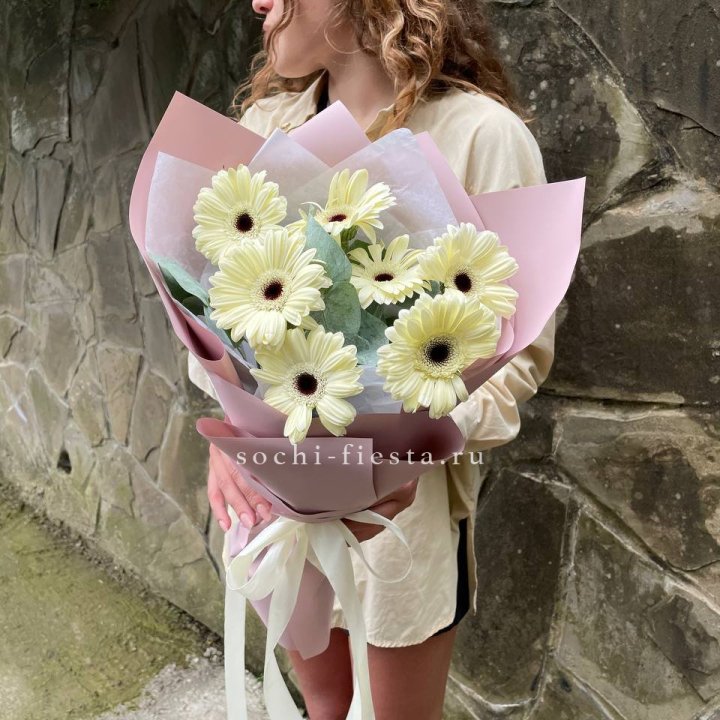 Букет голландских гербер  в Хабаровске