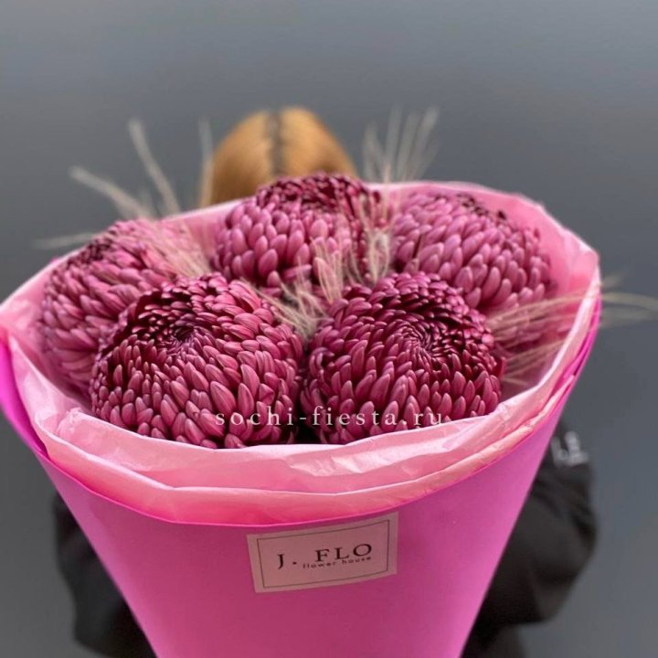 Хризантемы  Бигуди с стифой в Хабаровске