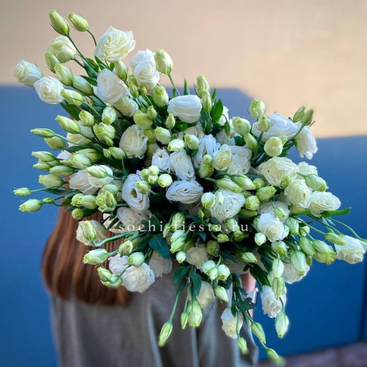 Охапка эустомы в Хабаровске