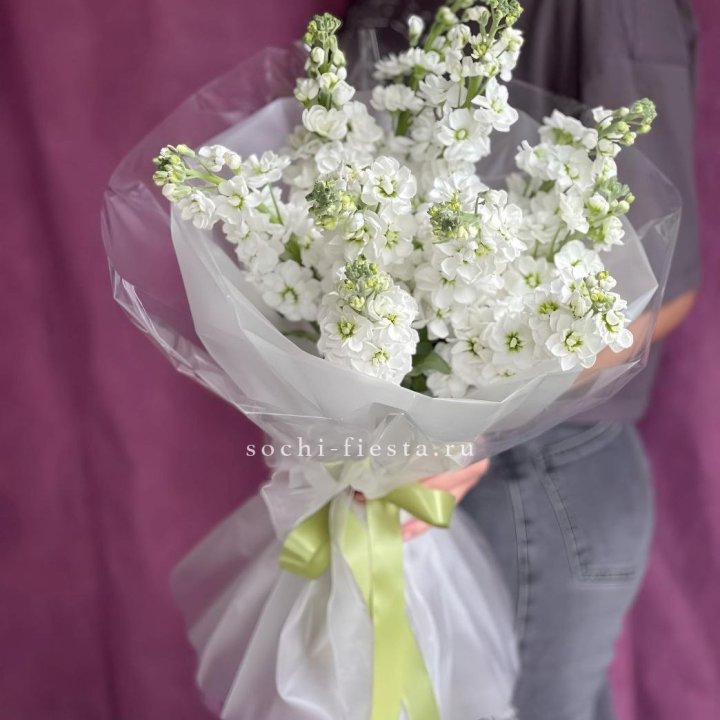 Букет ароматной маттиоллы №1 в Хабаровске