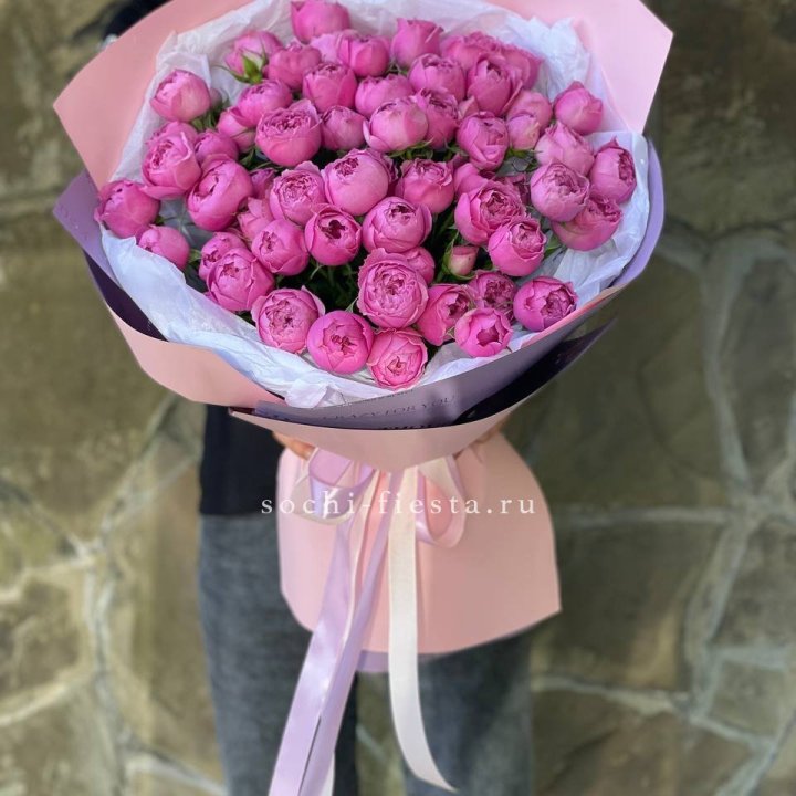 Букет "Пионки" в Хабаровске