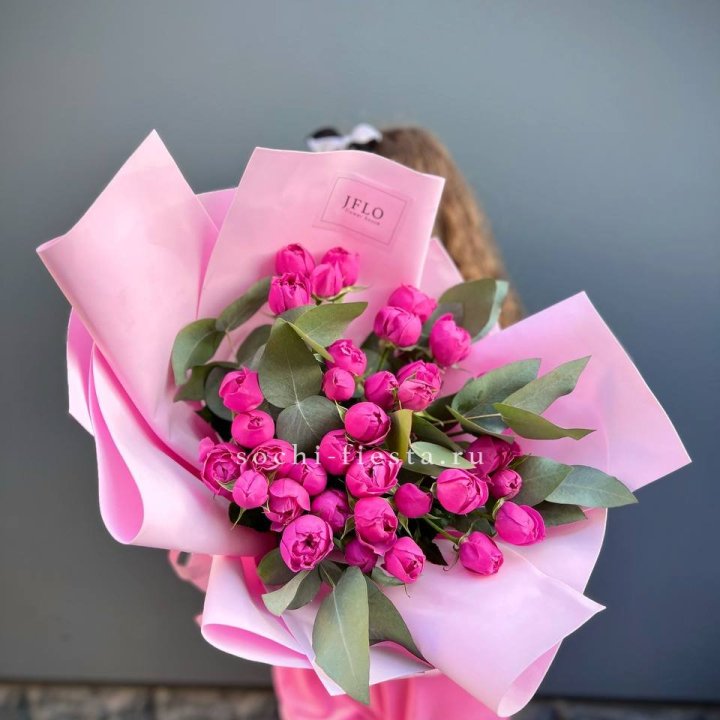 Пионовидные розы баблс в Хабаровске