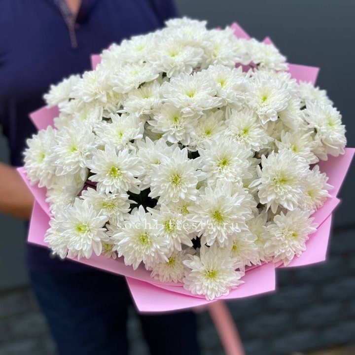 Букет 15 хризантем  в Хабаровске