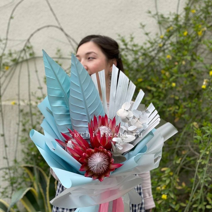 Букет из протеи "Клеопатра-2" в Хабаровске