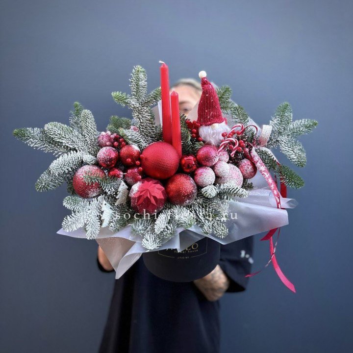 Композиция "Мери крисмас ред" в Хабаровске