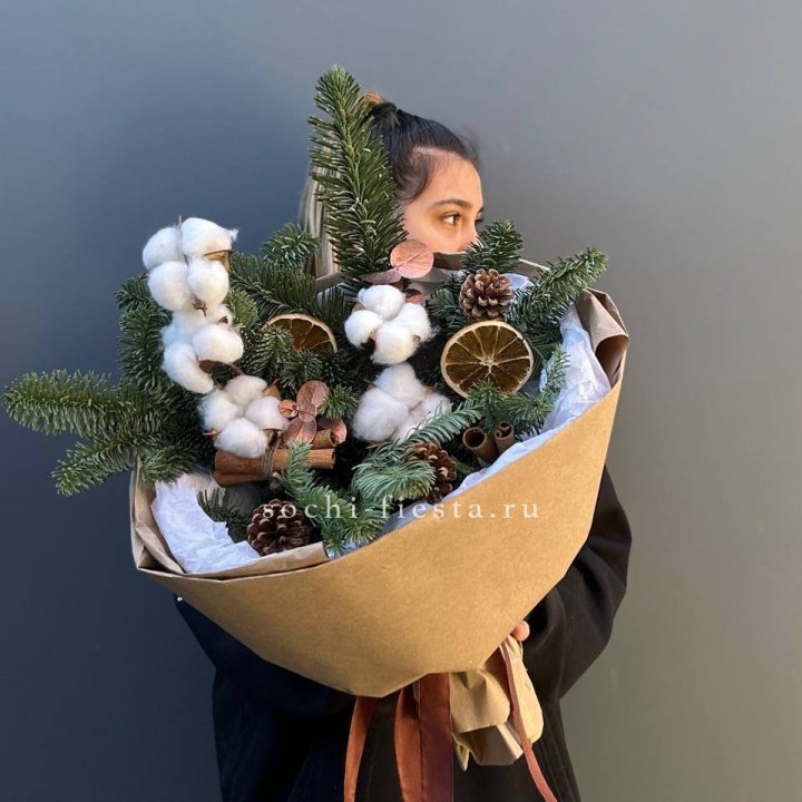 Зимний букет с нобилисом в Хабаровске