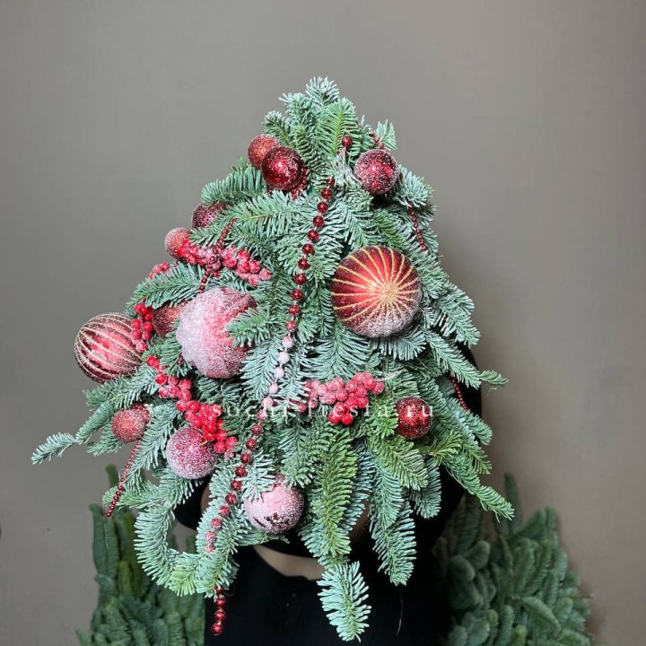 Ёлка красная в Хабаровске