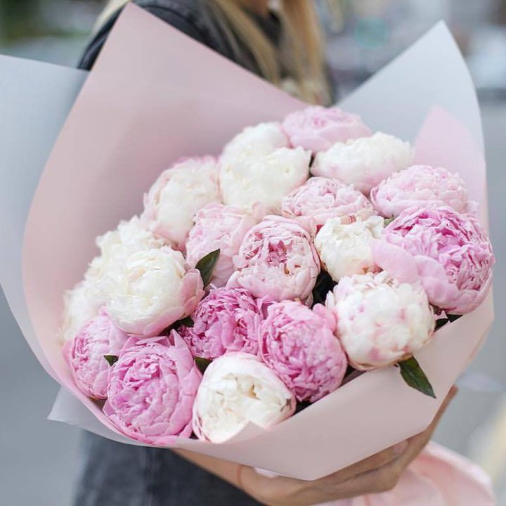 Букет пионов "Бутоника" в Хабаровске