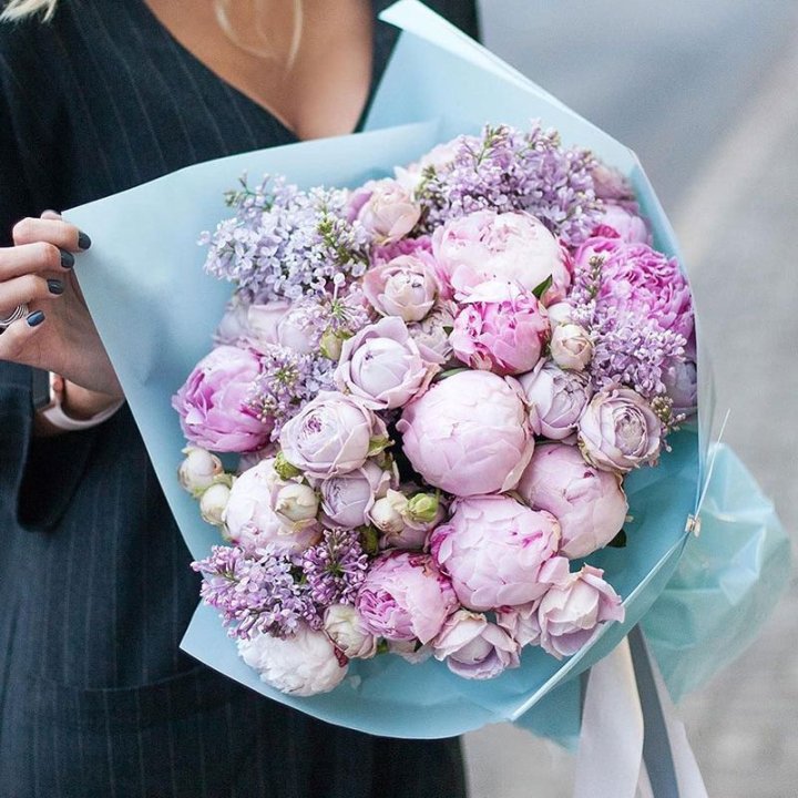 Букет "Блю логан" в Хабаровске