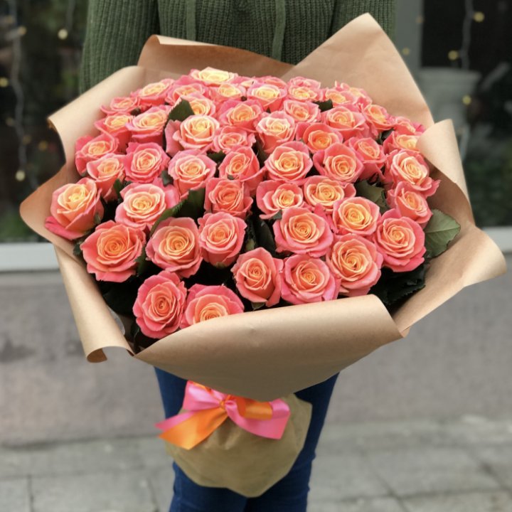 55 роз мисс пигги в Хабаровске