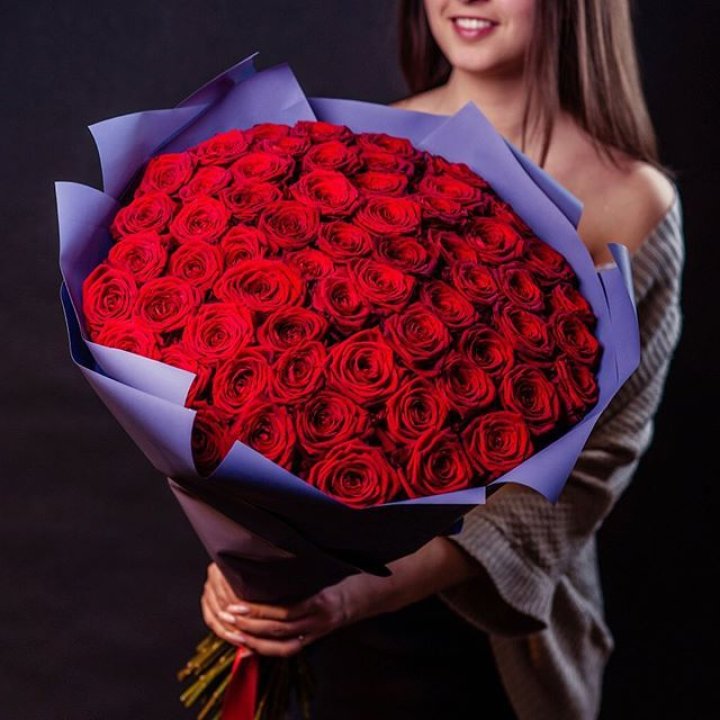 71 красная роза в Хабаровске