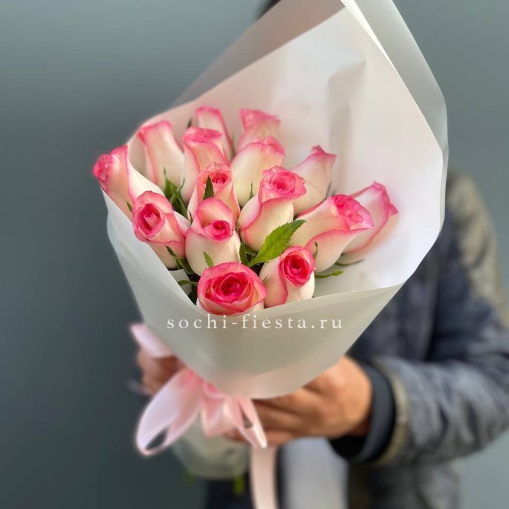 15 роз "Джумилия" в Хабаровске
