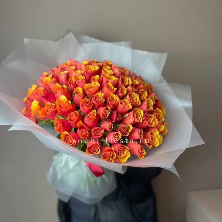 101 кенийская огненная роза  в Хабаровске