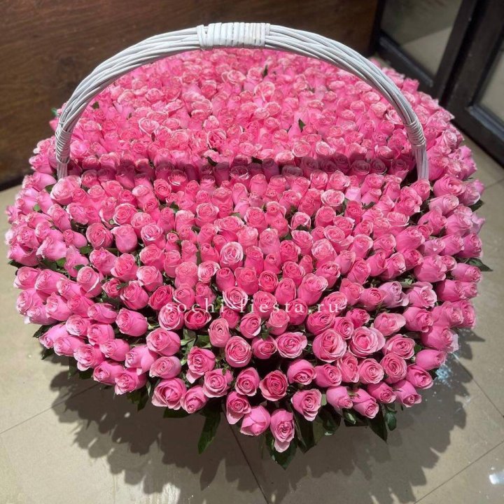 501 розовая роза в Хабаровске