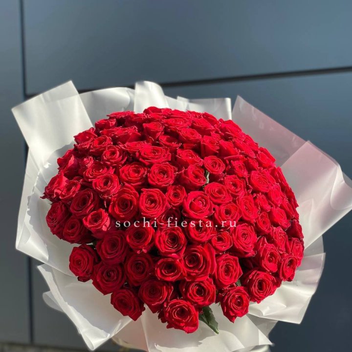 101 высокая роза в Хабаровске