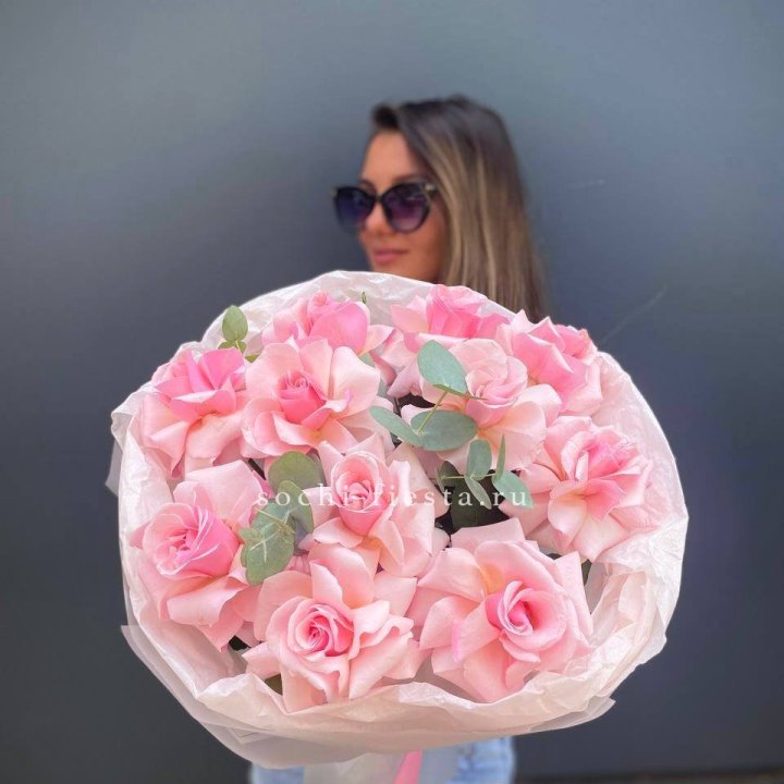 Букет роз "Минифу" в Хабаровске