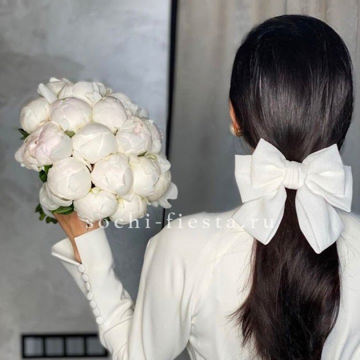 Свадебный букет пионов в Хабаровске