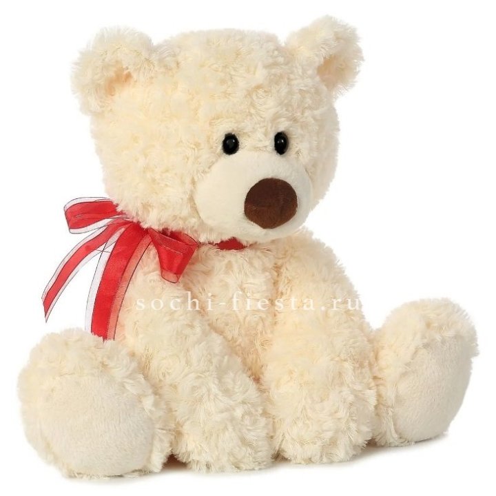 Белый плюшевый мишка  в Хабаровске
