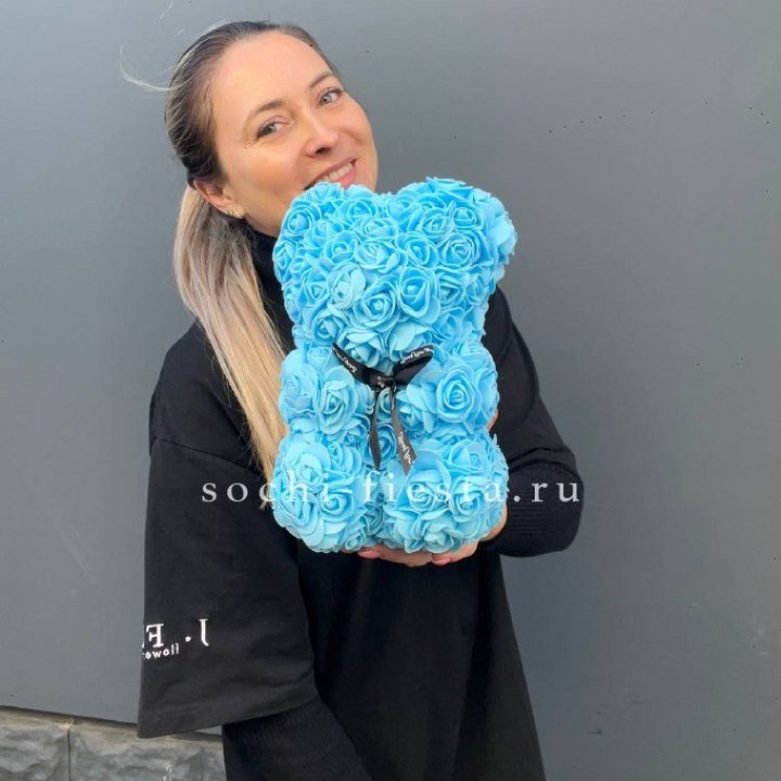 Игрушка медведь голубая в Хабаровске