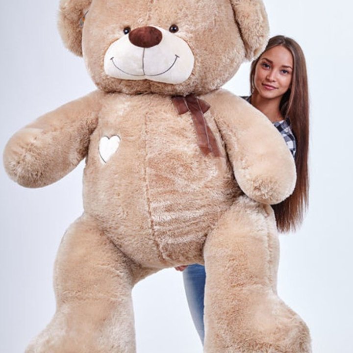 Бурый плюшевый мишка большой в Хабаровске